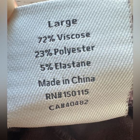 Varley DoubleSoft The Rolled Cuffed Pant 28.5 in Coffee Bean Large - Picture 8 of 10